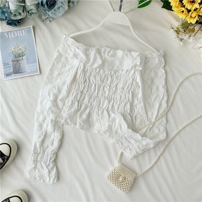 Bluză de damă modernă cu umerii goi