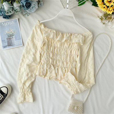 Bluză de damă modernă cu umerii goi