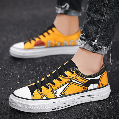 Tenisi actuali pentru bărbați cu talpă plate și șireturi