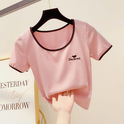 Bluză de damă cu inscripție în trei culori