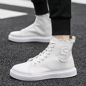 Adidași moderni pentru bărbați în patru culori cu talpă plată