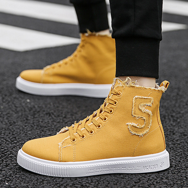 Adidași moderni pentru bărbați în patru culori cu talpă plată