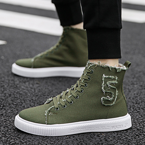 Adidași moderni pentru bărbați în patru culori cu talpă plată