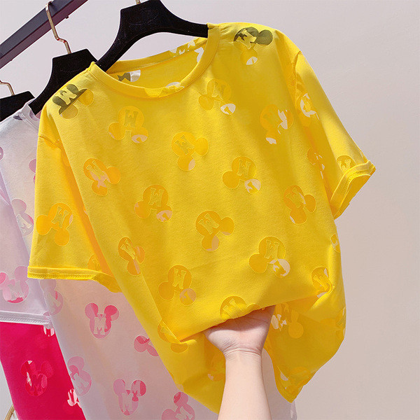 Tricou de dama modern in trei culori