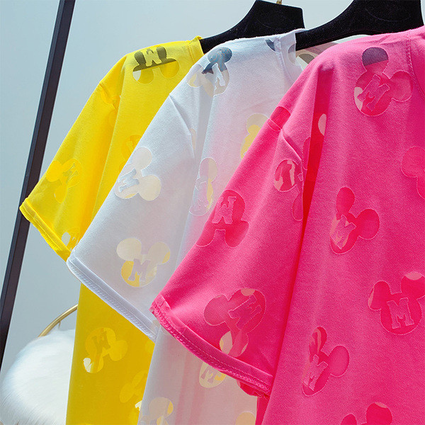 Tricou de dama modern in trei culori