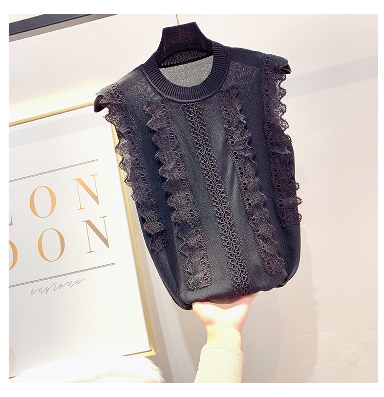 Maieu de damă cu dantelă în patru culori