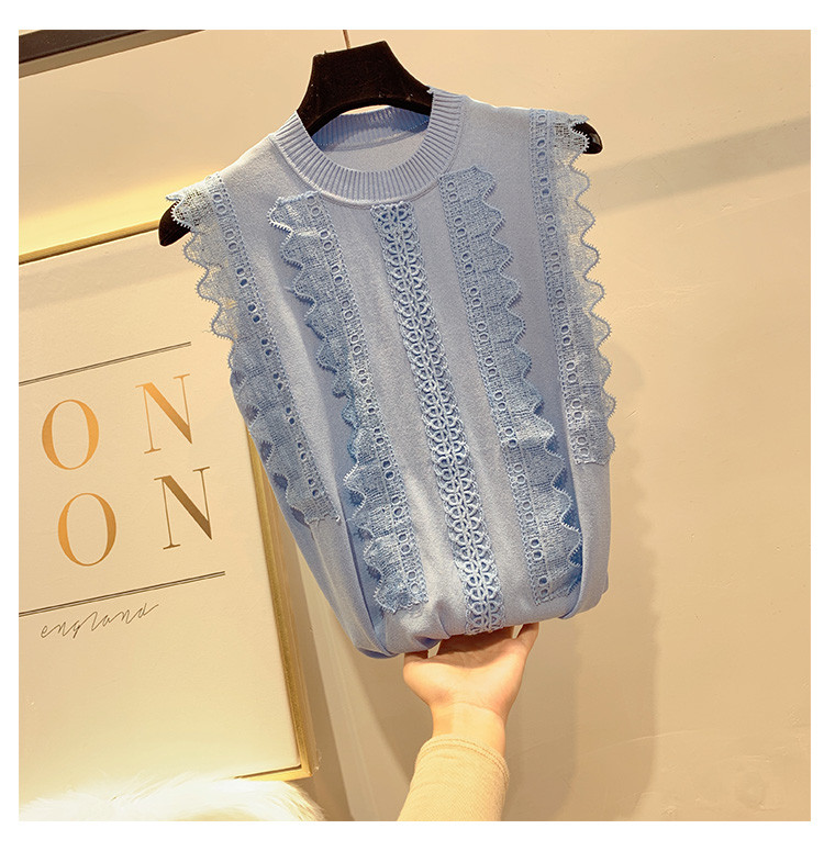 Maieu de damă cu dantelă în patru culori