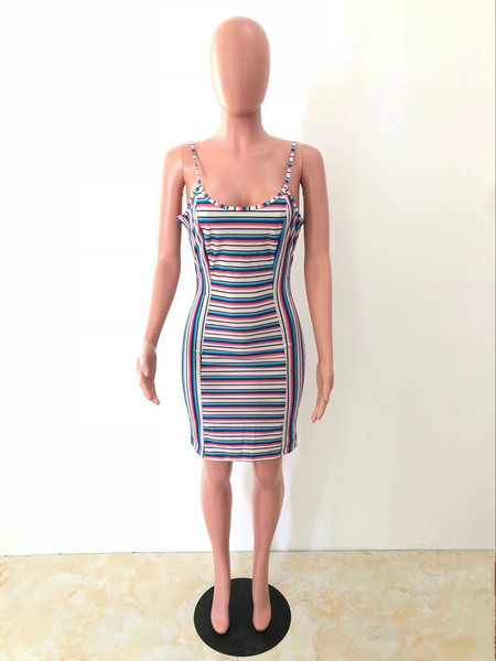 Rochie scurta dama casual cu bretele subtiri