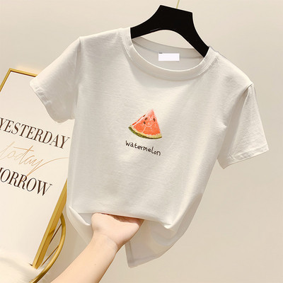 Tricou de dama modern cu aplicatie - mai multe culori