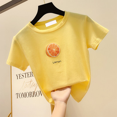 Tricou de dama modern cu aplicatie - mai multe culori