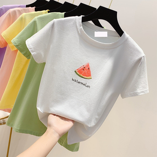 Tricou de dama modern cu aplicatie - mai multe culori