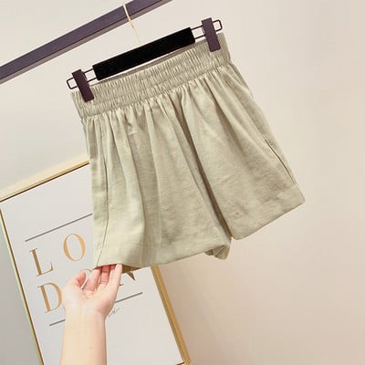 Pantaloni casual dama cu elastic in mai multe culori