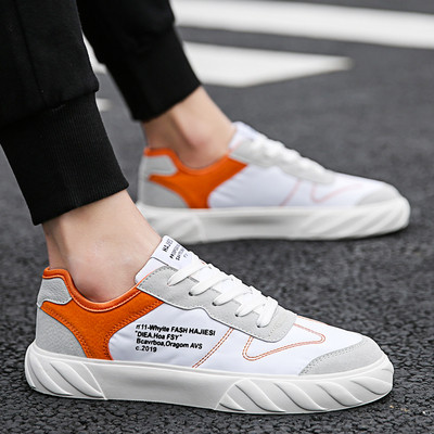 Tenisi actuali pentru bărbați în patru culori cu inscripții