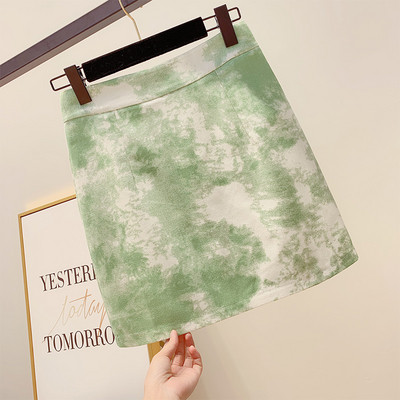 Fusta de dama moderna cu talie inalta in patru culori