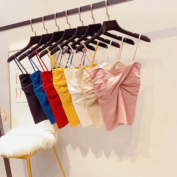 Maieu de damă cu bretele subțiri în diferite culori