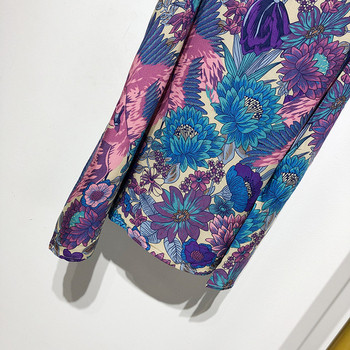 Rochie scurta cu bretele subtiri si model colorat