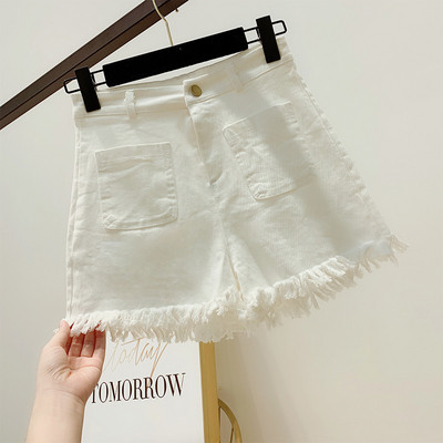 Pantaloni scurti de dama cu buzunare in mai multe culori