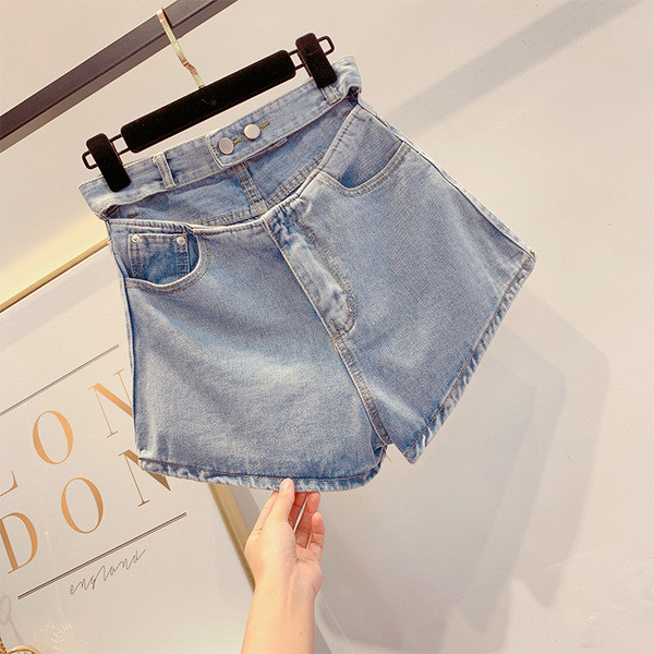 Pantaloni scurți din denim albastru