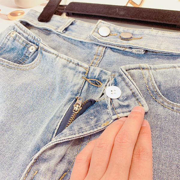 Pantaloni scurți din denim albastru