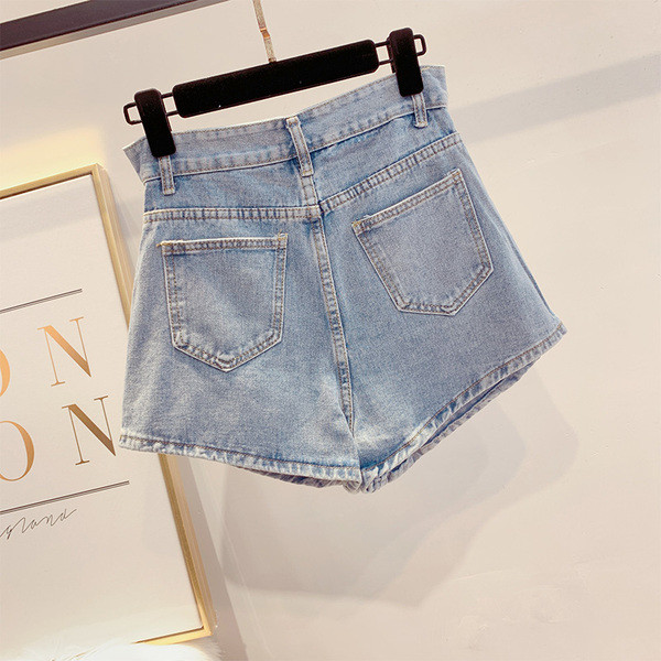 Pantaloni scurți din denim albastru