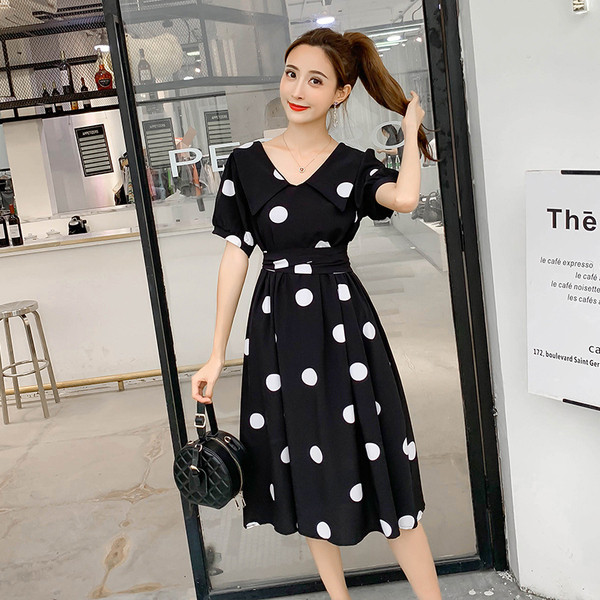 Rochie lunga dama casual in doua culori cu maneca scurta