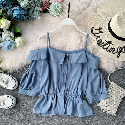 Bluza de dama cu maneca scurta in mai multe culori