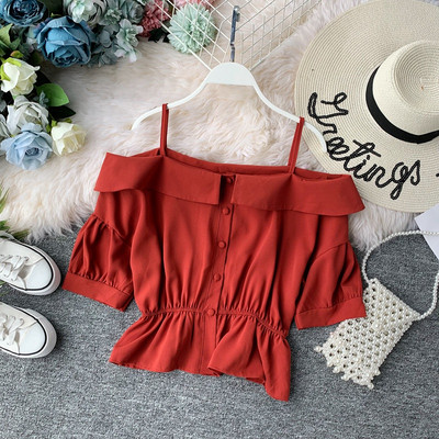 Bluza de dama cu maneca scurta in mai multe culori