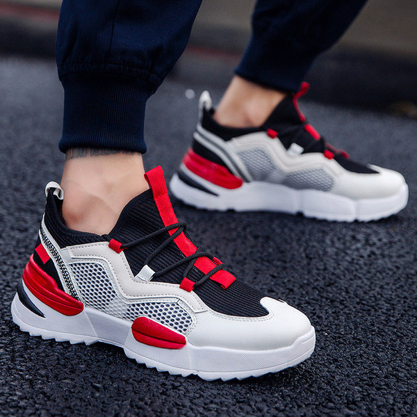 Model nou de adidași bărbați în două culori cu șireturi