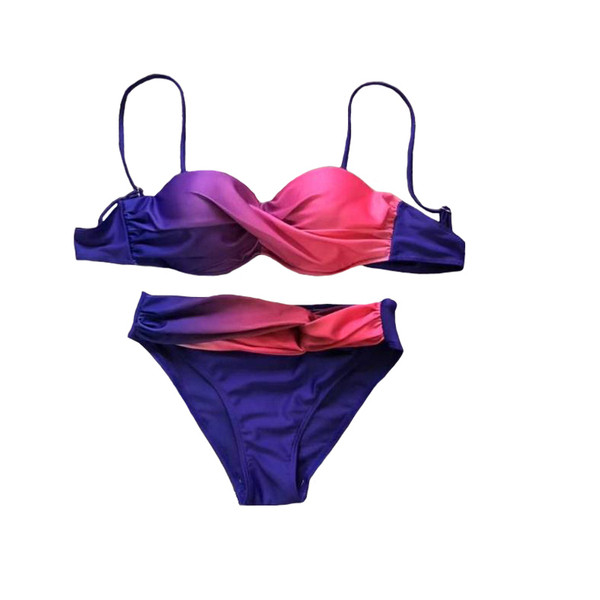 Modern fürdőruha bridge típusú felsővel, többféle színben