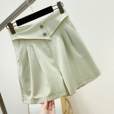 Pantaloni scurți de damă cu talie înaltă în patru culori