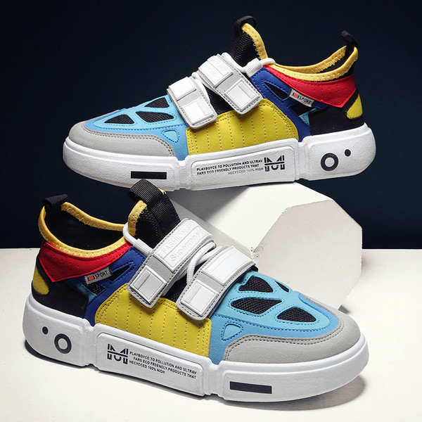 Adidași moderni pentru bărbați cu inscripții - în trei culori