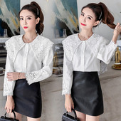 Cămașă de damă de ultimă generație cu dantelă albă