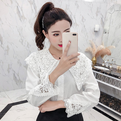 Cămașă de damă de ultimă generație cu dantelă albă