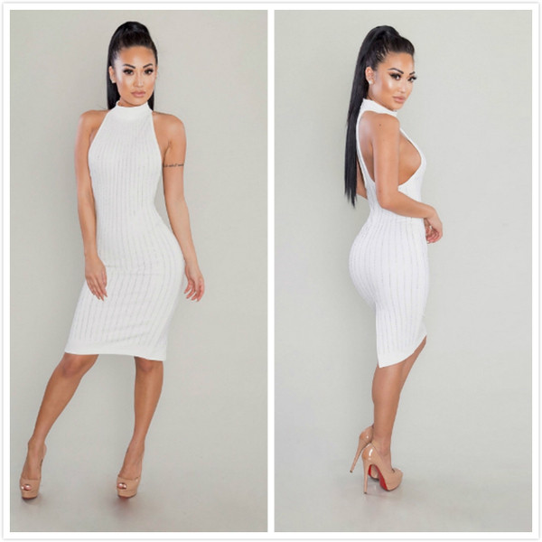 Rochie elegantă de damă cu umerii goi, în alb