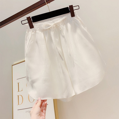 Pantaloni scurți casual de damă cu cravată în patru culori