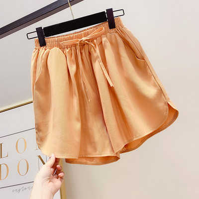 Pantaloni scurți casual de damă cu cravată în patru culori