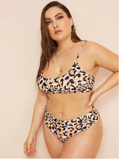 Νέο μαγιό με λεοπάρδαλη πλριντ σε δύο χρώματα