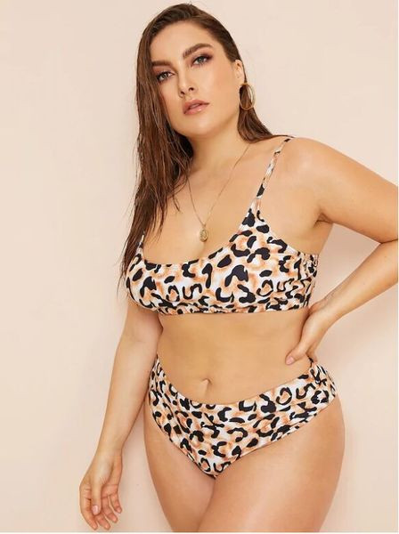 Νέο μαγιό με λεοπάρδαλη πλριντ σε δύο χρώματα