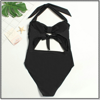 Costum de baie complet NOU pentru doamne în negru și roșu până la 4XL