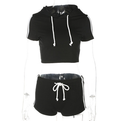 Casual γυναικείο  σύνολο σε μαύρο χρώμα