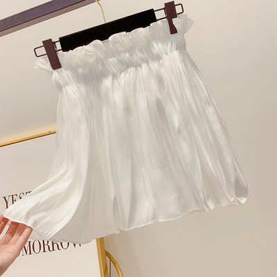 Fusta scurtă plisată de damă modernă în patru culori