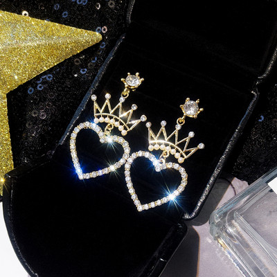 Cercei eleganti de dama cu pietre in doua modele