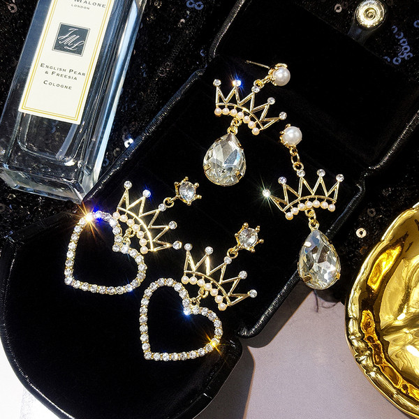 Cercei eleganti de dama cu pietre in doua modele