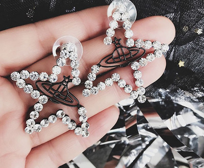 Cercei eleganti de dama cu pietre