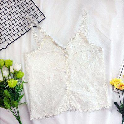 Maieu modern de dama cu dantela si nasturi - in trei culori