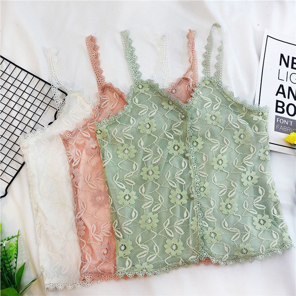 Maieu modern de dama cu dantela si nasturi - in trei culori