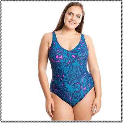 Γυναικείο κομψό μαγιό  μέχρι 4XL σε τρία χρώματα