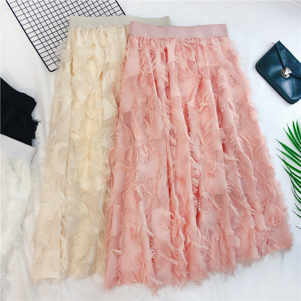 Fusta de dama moderna in patru culori