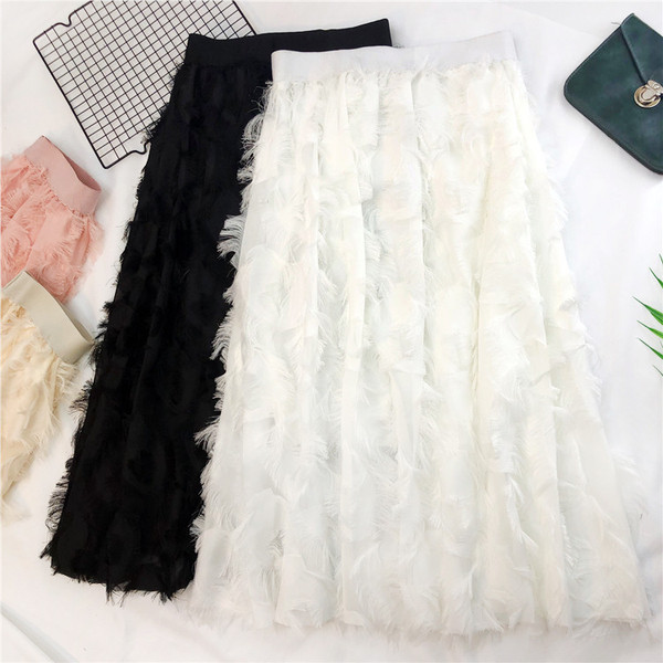 Fusta de dama moderna in patru culori