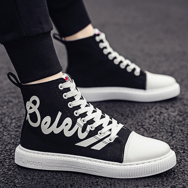 Adidași moderni pentru bărbați în trei culori - cu inscripție